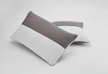 Wakefit Height Adjustable Hollow Fiber Large Sleeping Pillow with Zip |(White and Grey, King, Set of 2, Microfiber) 3 Months Warranty