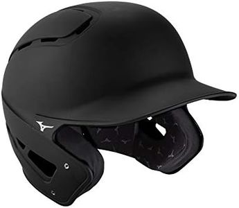 Mizuno B6 Adult Baseball Batting Helmet, Black, Large/X-Large