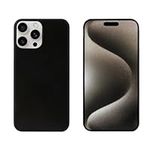 No-Gravity Protective case for Apple iPhone 15 Plus + 6.7 inch Adhesive case Cover Protection Black