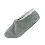 Lora Dora Womens Fleece Lined Slipper Socks Martini Grey S-M