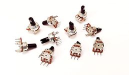 ERH India (Pack of 10) 100k Volume Control 3 pin Variable Resistor Potentiometer 100 k 3 pin Controller for DIY and Amplifier Kits