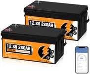 ECO-WORTHY 12V 280Ah 2Pack LiFePO4 