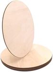 Wood Circles 8 Pcs 12 Inch Round Unfinished Wooden Slices Laser Cut for Craft Supply Painting Wedding Party Decorations