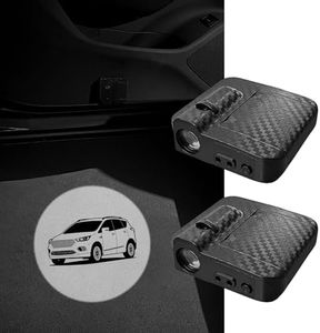 Obaiwanmg 2 Pack LED Car Door Welcome Lights Projector Logo Light Ghost Shadow Lamp For Ford Kuga Accessories