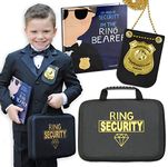 Tickle & Main - Ring Bearer Gift Set - Includes Book, Badge, and Wedding Ring Security Briefcase. I'm Head of Security - I'm The Ring Bearer