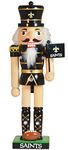 MasterPieces Game Day - NFL New Orleans Saints - Team Painted Wood Nutcracker