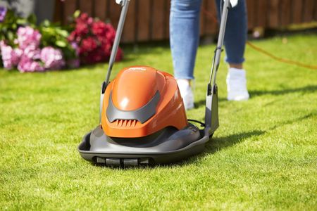 Flymo SimpliGlide 360 Electric Lawn Mower – Lightweight Hover Design
