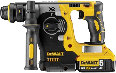 DEWALT 18V XR Brushless SDS-Plus Hammer – 2x5Ah Batteries, 24mm, 2kg