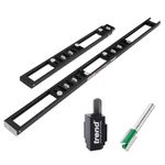 Trend Two-Part Skeleton Hinge Jig Kit with Corner Chisel & CraftPro Cutter for Hinge Recess Cutting & Door Installations, H/JIG/CK