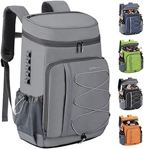 Maelstrom 35 Can Backpack Cooler Leakproof,Insulated Soft Cooler Bag,Beach / Camping Cooler,Ice Chest Backpack for Travel, Grocery Shopping,Kayaking,Fishing,Hiking,Orange