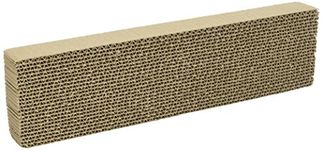 Ware Single Wide Corrugated Replacement Scratcher Pads for Cats (2-Pack) - Catnip Included