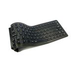 Adesso Flexible Mini Waterproof Keyboard - USB and PS/2 (AKB-210)