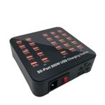 Electro Wolf Smart 50 Ports USB Hub Charging Station Power Outlet Multi Port Speed Dock Charger Suitable for Hotels, Shops, Schools, Shopping Mall and Travel - Black (50 USB Port)