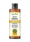 Naturoman Cold Pressed Pumpkin Seeds Oil | Suitable for All Skin Types | Cold Pressed | Carrier Pumpkin Oil Pure & Undiluted for Hair Care, Nails & Skin | Pack of 1 | 200 ml