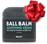 Ballsy Groin Balm Soothing Cream, Deep Hydration for Chafed, Dry, or Irritated Skin, for groin area, Convenient Size 2 oz, 2 Ounce (Pack of 1)