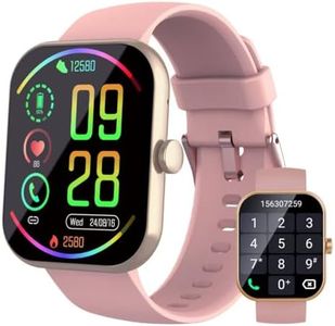 Smart Watch for Men Women(Answer/Make Calls), 1.96" HD Smartwatch, IP68 Waterproof, Fitness Tracker with 110+ Sport Modes,Pedometer, Step Monitor/Heart Rate/Sleep, Activity Tracker for iOS Android