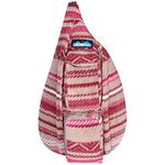 KAVU Mini Polar Rope Sling Crossbody Fleece Polyester Bag, Vineyard Stripe, One Size