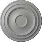 Ekena Millwork CM24TR 24 3/8-Inch OD x 5 1/4-Inch ID x 1 1/2-Inch P Traditional Ceiling Medallion