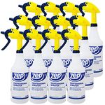 Zep Professional Sprayer Bottle - 32 oz (Case of 12) - HDPRO1 - Versatile Adjustable Nozzle Spray Bottles with a Fine Mist or Powerful Spray, Refillable Spray Bottle for Diluted Concentrate, Chemical