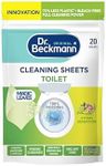 Dr. Beckmann Toilet Cleaning Sheets | Easy Everyday Toilet Cleaning | Hygenic Cleanliness |Citrus Sensation | 20 Sheets