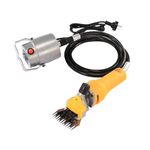 1000w Ultralight Electric Sheep Goat Shearing Machine,Electric Sheep Shears Clippers,Hangable Design Pet Farm Supplies for Shaving Fur Wool,Yellow