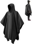 Waterproof Poncho Adult, Reusable R