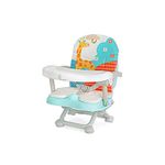 R for Rabbit Candy Pop Baby Booster Chair, 2 in 1 Kids Feeding Chair with 4 Level Height Adjustment, 3 Point Safety Belt and Removable Dining Tray for Age 6 Months–3 Years Infants | 6 Months Warranty | (Aqua Blue)