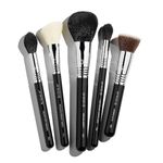 Classic Face Brush Set by SIGMA for Women - 5 Pc Brush Kit (F30, F80, F40, F35, F64)
