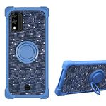 BLU C5 MAX 2022 Case Compatible for BLU Studio X5 MAX 2022 Phone Case Cover Magnetic Attraction 360 Swivel Stand Ring Blue