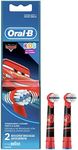 Oral-B Kids Electric Toothbrush Head, with Disney Characters, Extra Soft Bristles, For Ages 3+, Pack of 2 Toothbrush Heads, Red
