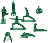 Yoga Joes Series 1 - Comes in 9 Yoga Poses - Packaged in Mini Yoga Decor Box - Yoga Figurines Made of High ABS Plastic - 1-3 Inches Yoga Statues - Yoga Gifts