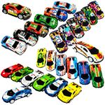 KC FAST Pack of 24 Mini Metal Car Toy for Kids Fun Play Game Die Cast Metal Cars