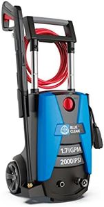AR Blue Clean BC383HS Electric Pressure Washer-2000 PSI, 1.7 GPM, 13 Amps Bayonet Connect Accessories, Telescopic Handle, On Board Storage, Portable Pressure Washer, High Pressure, Car washer, Patio