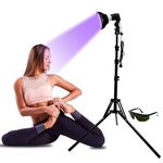 Tanning Lamp 54 W Sun Lamp for Face and Body with 18pcs LEDs and Eye Mask & Tripod Home Sunbathing Self Tanning Device Tanning Daylight for Home Solarium (AAA)
