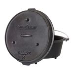 Camp Chef DO-14 Pre-Seasoned Deluxe 12-Quart 14" Dutch Oven with Lid