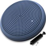 Wobble Balance Cushion Board for Fitness Exercise core workout, Relief Bank Pain, Sensory Cushion for Chair - Stability Rehab Seat Improve Sitting Posture – Adults or Children (Blue)