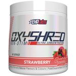 EHPlabs OxyShred Non-Stimulant Shredding Supplement - Promotes Shredding, Energy Booster, Pre-Workout, Mood Booster - Strawberry Sunrise, 60 Servings