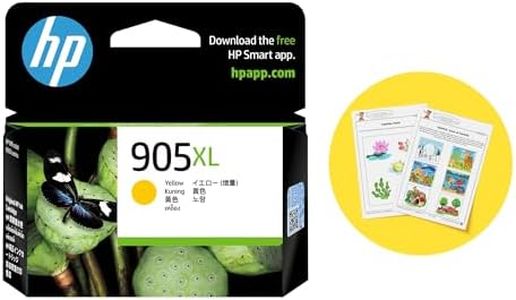 HP 905XL Genuine Original Yellow Ink Printer Cartridge works with HP OfficeJet 6950 All-in-One, HP OfficeJet Pro 6960 All-in-One, HP OfficeJet Pro 6970 All-in-One (T6M13AA)