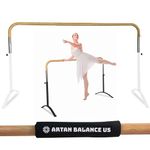 Artan Balance Ballet Barre Portable for Home or Studio, Freestanding Adjustable Bar for Stretch, Pilates, Dance or Active Workouts, Single