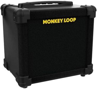 Monkey Loop MLA-10GT - Amplificatore per chitarra elettrica - Amplificatore combo da 10 W - Altoparlante da 5 pollici 4 Ohm - Opzione di alimentazione con 6 batterie AA con adattatore CA