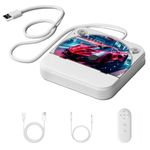 Portable CD Player for Car, Vehicles Home & Office | Car CD Player with USB/AUX Ports for TV, Computer, Laptop | Built-in Decoder & Anti-Vibration Design | Compact & Lightweight