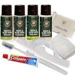 Old Tree Hotel Toiletries Kit (Pack of 50 Pouch) - Hair, Dental, Body Care Set for Hotel Rooms, Hospital, Spa, Marriage Hall & Guest House - Hotel Amenities Kit