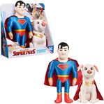 Just Play DC Super Pets Superman and KRYPTO Superdog Companion 2-Pack Plush 12-inch Stuffed Toys, DC League of Super-Pets Movie, Multi-Color,27551