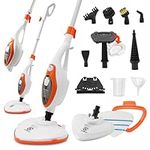 SUPERLEX 12-IN-1 Mutlifunction Steam Mop Detachable Handheld Variable Steam Control With Microfibre Pad for Carpets, Laminate,Hard Floors, Bathroom, Kitchen, Windows,