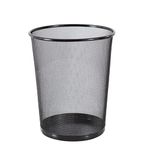 GoodWill Tech Metal Mesh Waste Dustbin, Pack of 1 for Home/Kitchen - Large (19L) Black,Open-Top