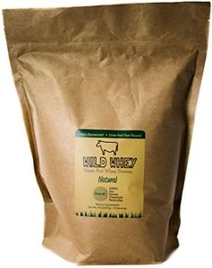 Wild Whey Grass-Fed Protein, Nondenatured Low Carb Cold Process, GMO-Free, Gluten-Free, rBGH-Free, Keto, Made in U.S.A, 112 Servings, 1792g Protein (Natural - Bulk 5 Pound)