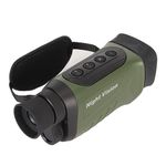 Digital Monocular, 2.5KD 1080P Portable Infrared Night Vision Goggles for Adults, Travel Infrared Monoculars with 2500mAh Rechargeable Battery for Watching Camping Hiking (Green)