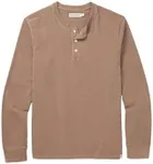 Fair Harbor The Saltaire Henley –– Men's Classic Long Sleeve Henley –– Incredibly Soft and Lightweight