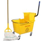 MOP BUCKET with COMMERCIAL MOP