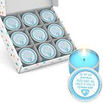 Unique Baby Shower Favors - Baby Shower Party Favors for Boys - Blue Baby Shower Favor - Favors for Baby Gender Reveal - Baby Shower Gifts for Guests - Gender Reveal Favors for Guests (9-Pack, Blue)